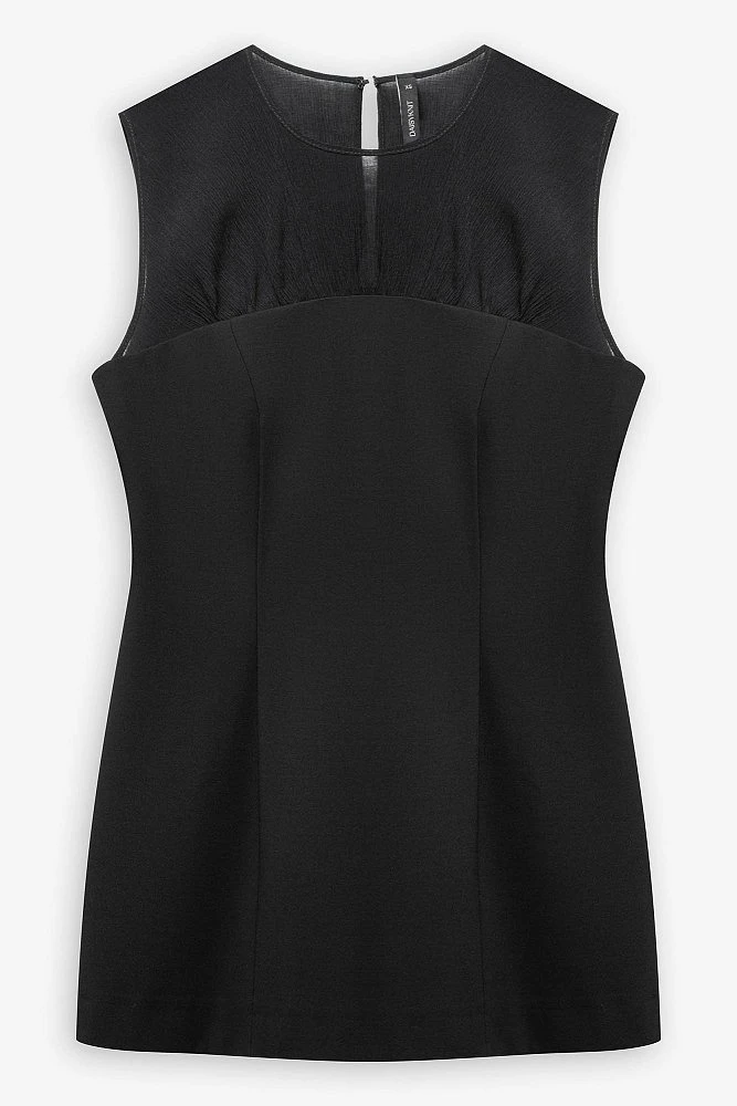 Топ приталенный с итальянской фактурной вискозой