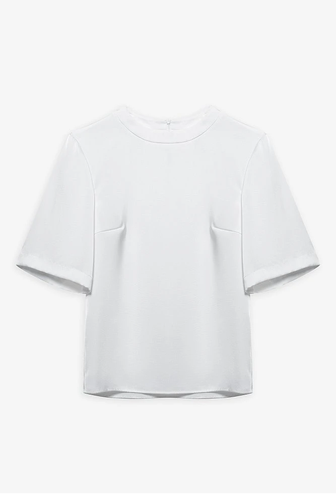 Блуза из атласной вискозы