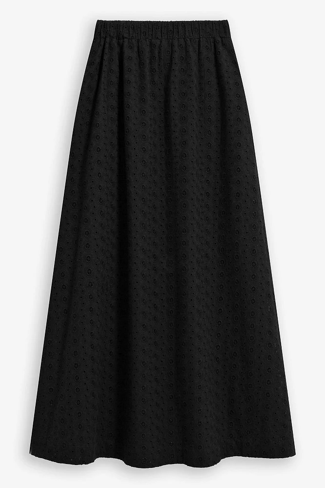 Юбка макси из хлопка Broderie Anglaise