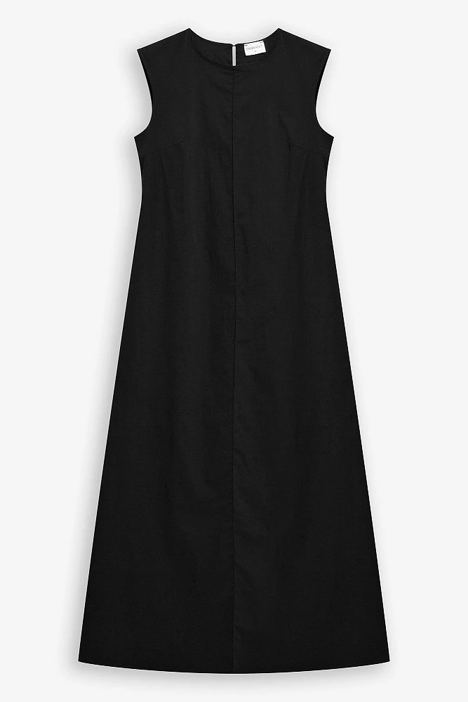 Платье макси из хлопка