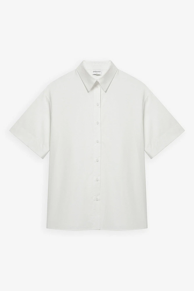 Рубашка с коротким рукавом из хлопка