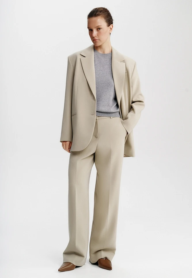 Брюки прямого кроя