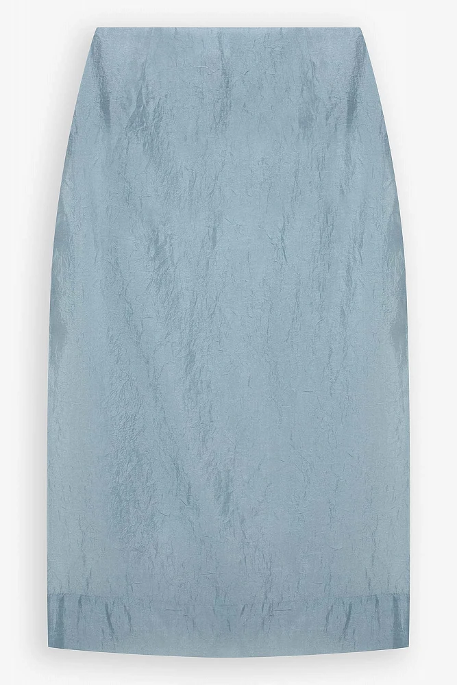 Юбка миди из прозрачной ткани