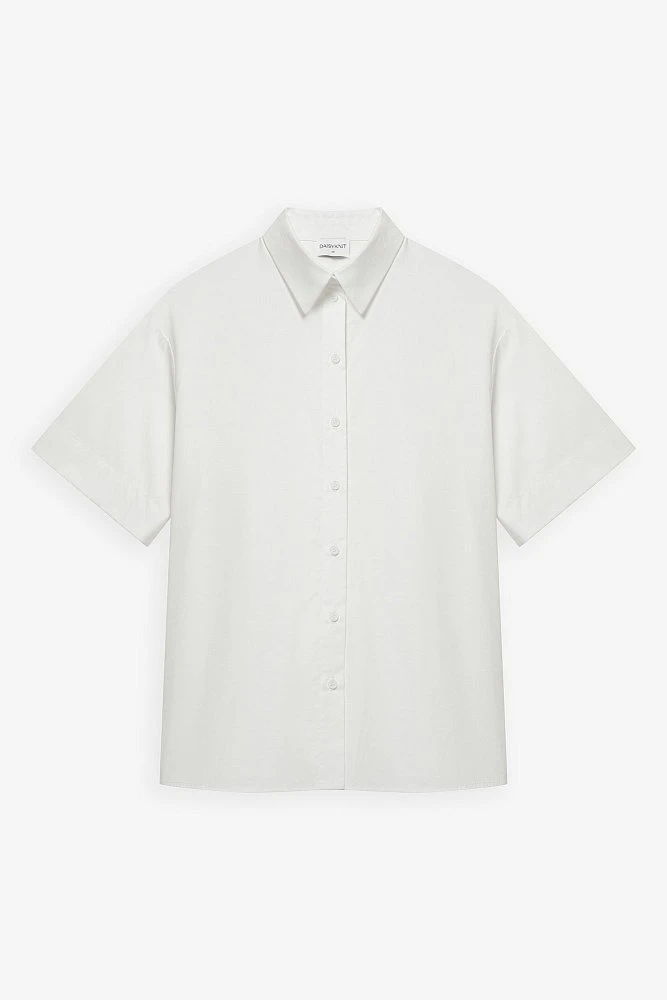 Рубашка с коротким рукавом из хлопка