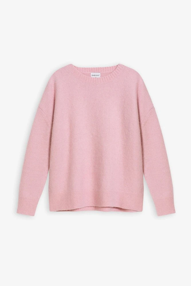 Свитер оверсайз с круглой горловиной