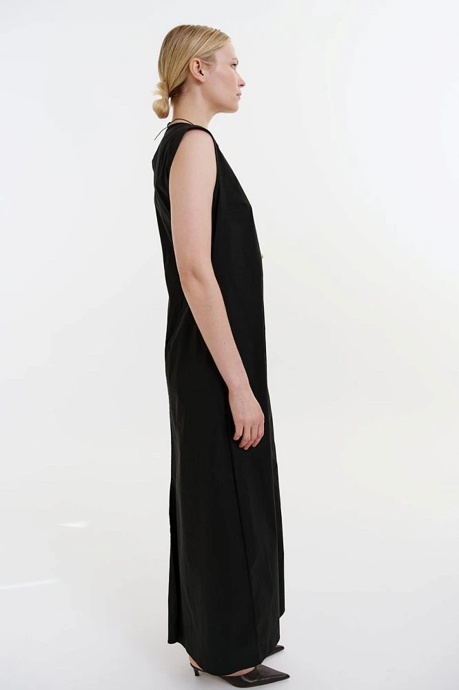 Платье макси из хлопка