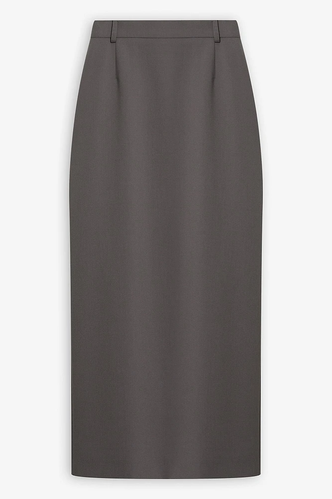 Юбка макси прямого силуэта