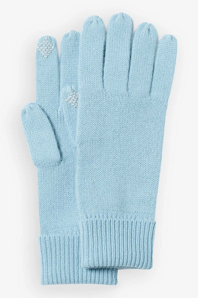 Перчатки с отворотом тачскрин