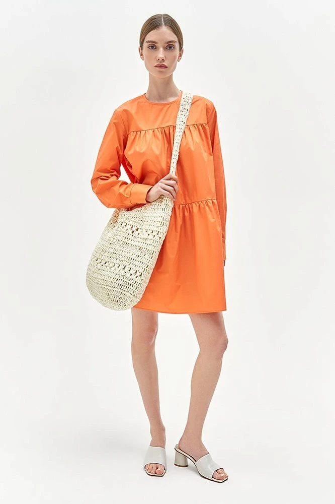 Плетеная сумка-мешок