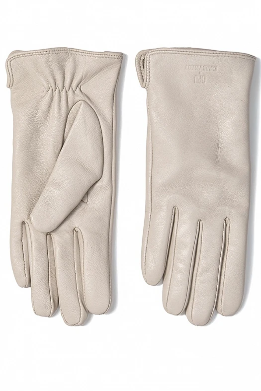 Бокс тепла и заботы DAISYKNIT x OPU (Перчатки кожаные бежевые Daisyknit × OPU; Размер: XS-S)