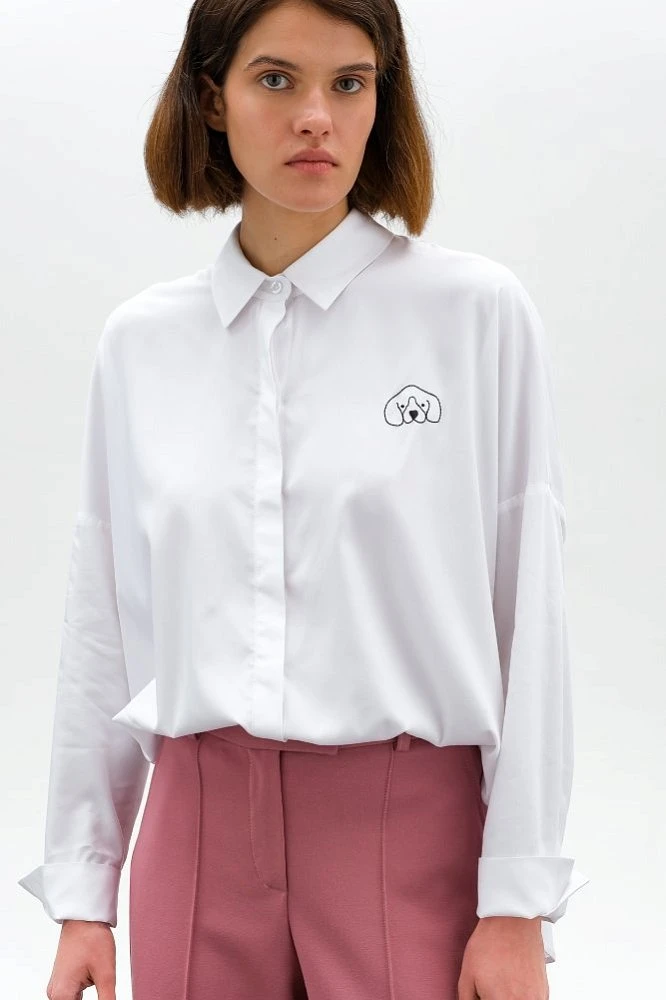 Рубашка оверсайз бамбук