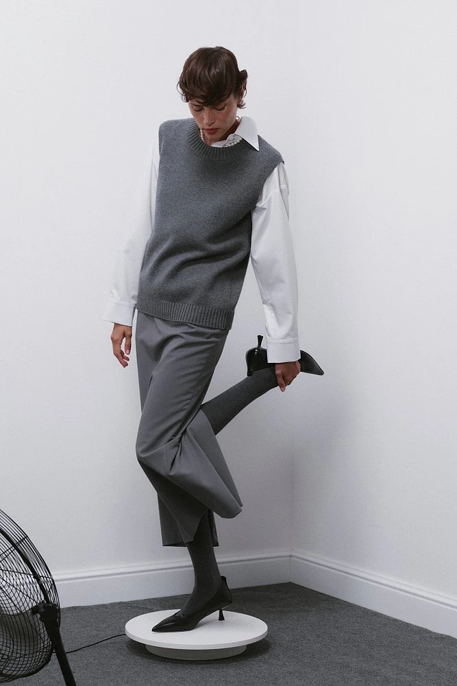 Рубашка прямого силуэта из бамбука