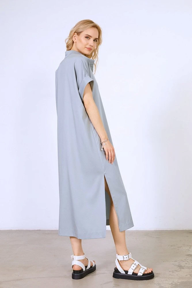 Блуза удлиненная с разрезами