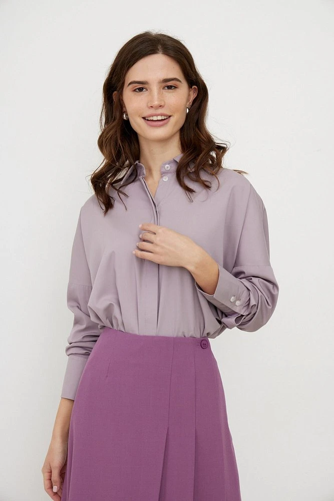 Юбка с асимметричными складками