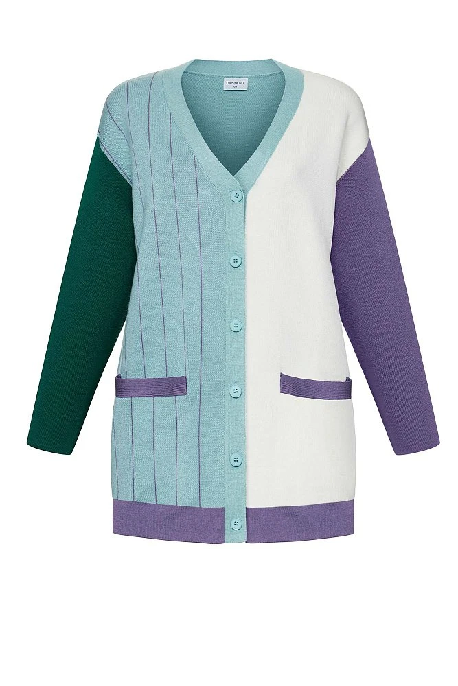 Кардиган колорблок