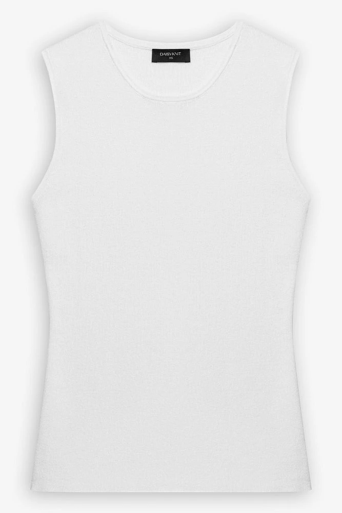 Топ вязаный с кашемиром