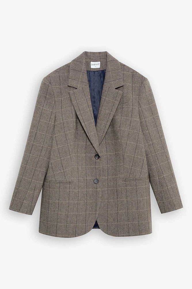 Жакет оверсайз однобортный