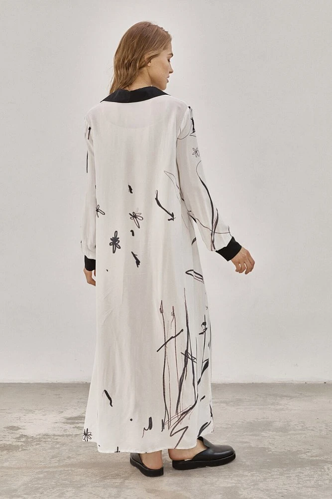 Платье с Арт принтом