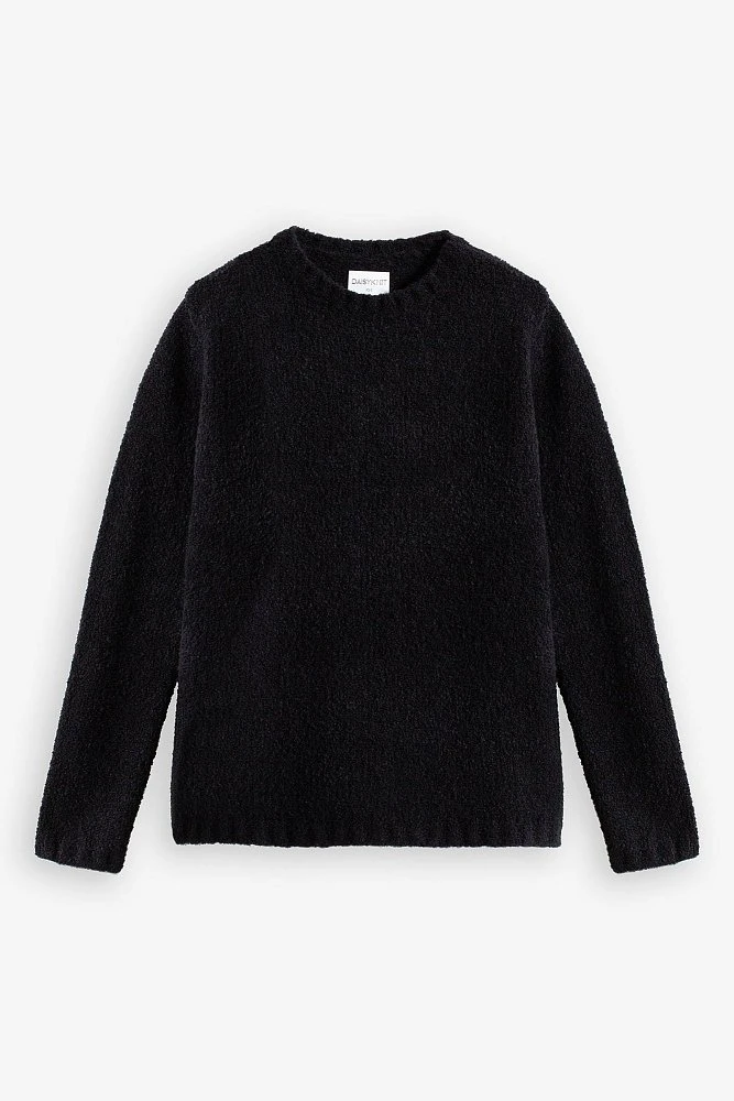 Джемпер фактурной вязки из шерсти