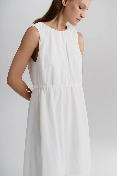 Платье миди из хлопка Pima