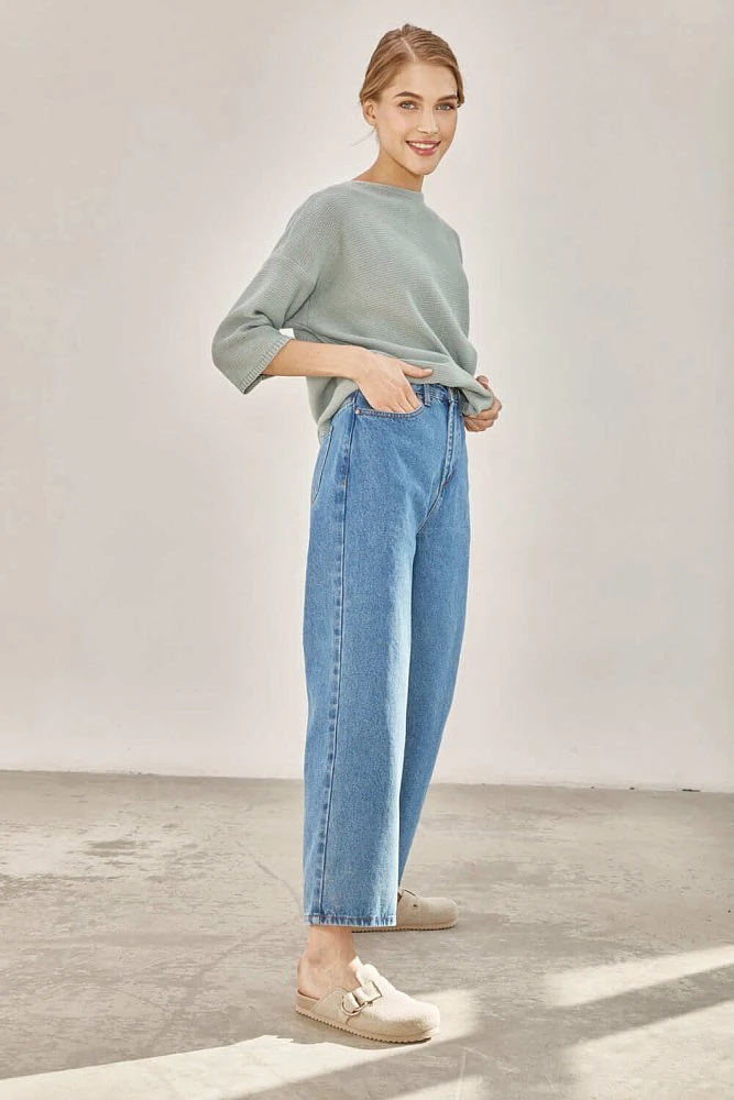 Джинсовые кюлоты