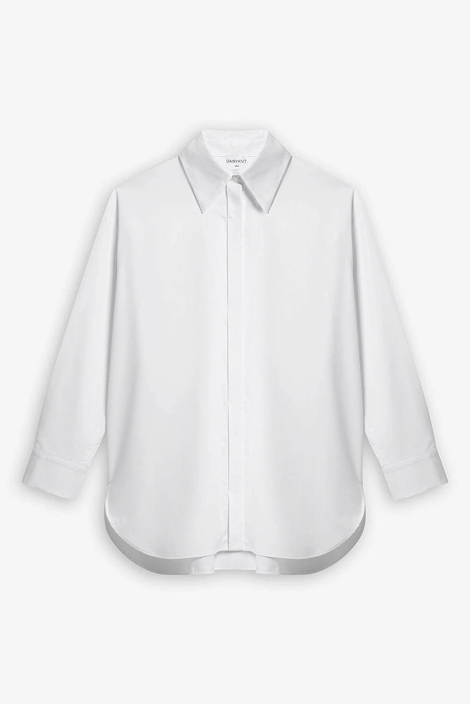 Рубашка прямого силуэта из бамбука