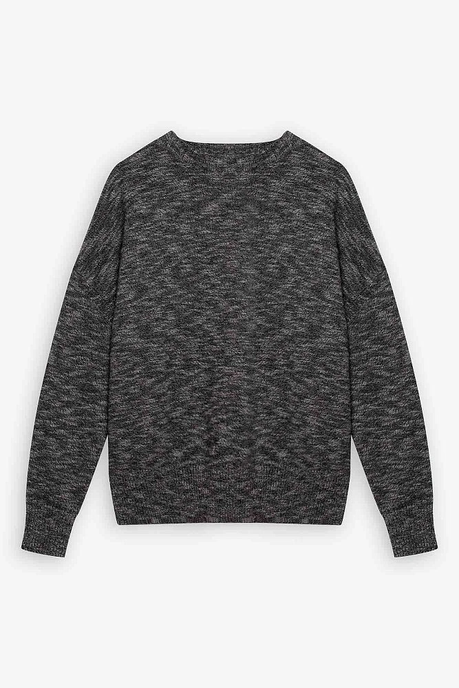 Свитер оверсайз с круглой горловиной