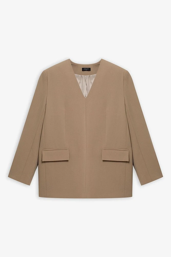 Жакет без застёжки из вискозы