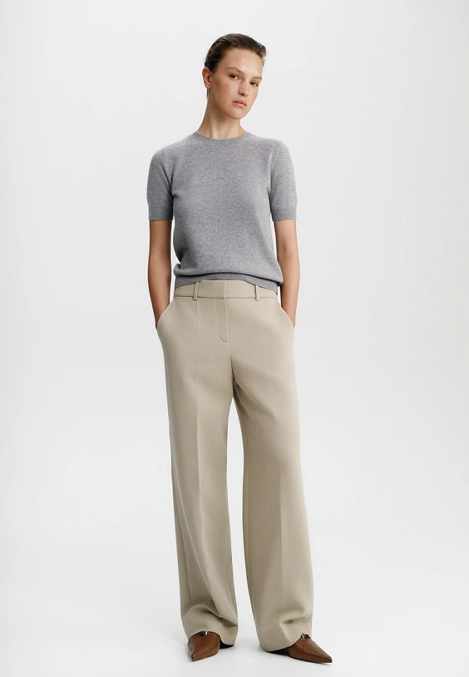 Брюки прямого кроя