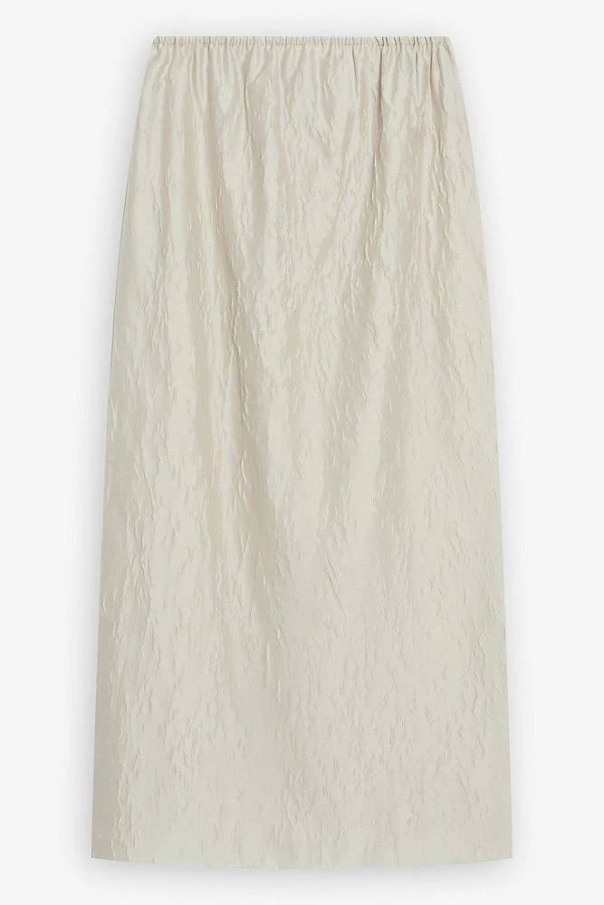 Юбка в бельевом стиле из фактурной ткани