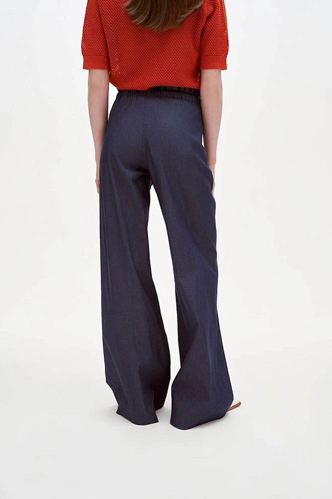 Джинсы широкие на кулиске