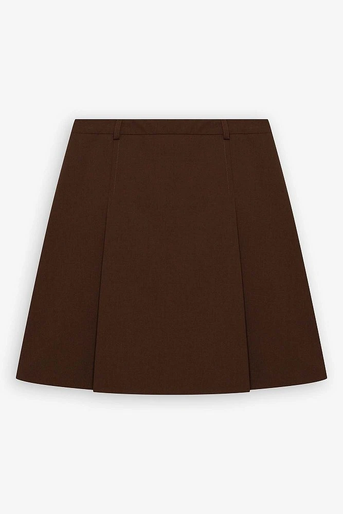 Юбка-трапеция со складками