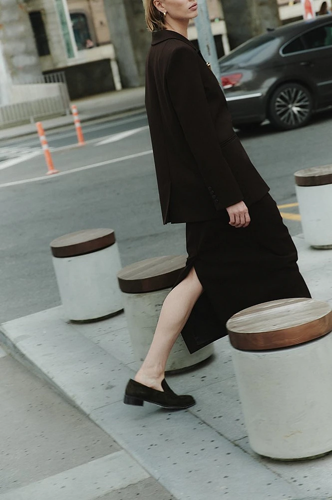 Юбка макси прямого силуэта