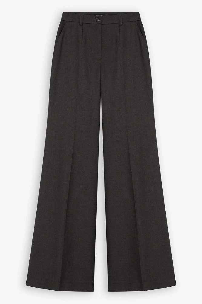 Брюки клеш с шерстью