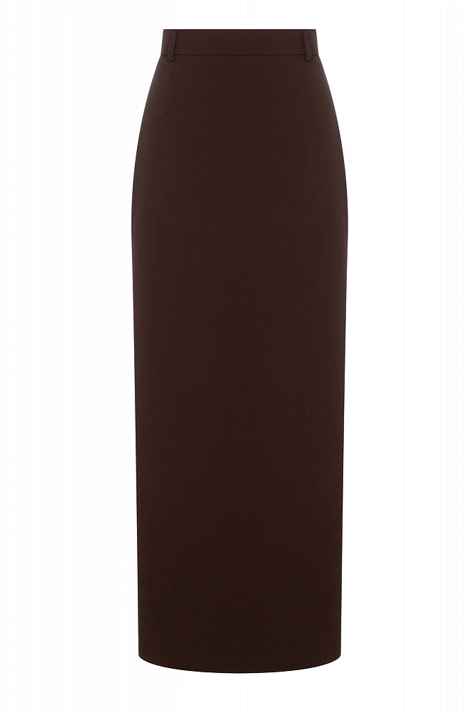 Юбка макси прямого силуэта