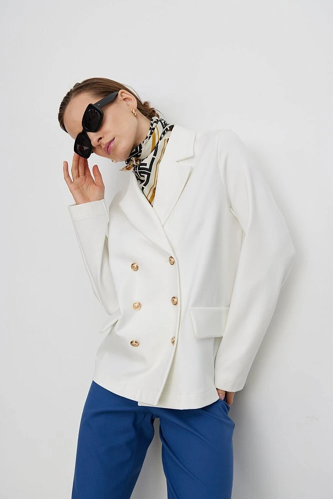 Блейзер трикотажный