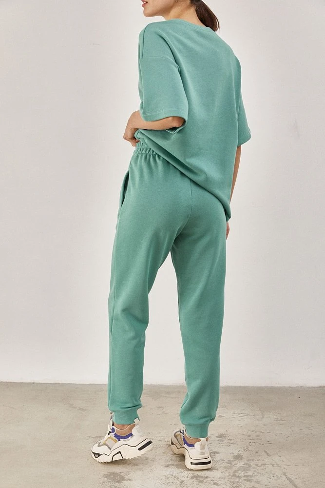 Брюки джоггеры с манжетами