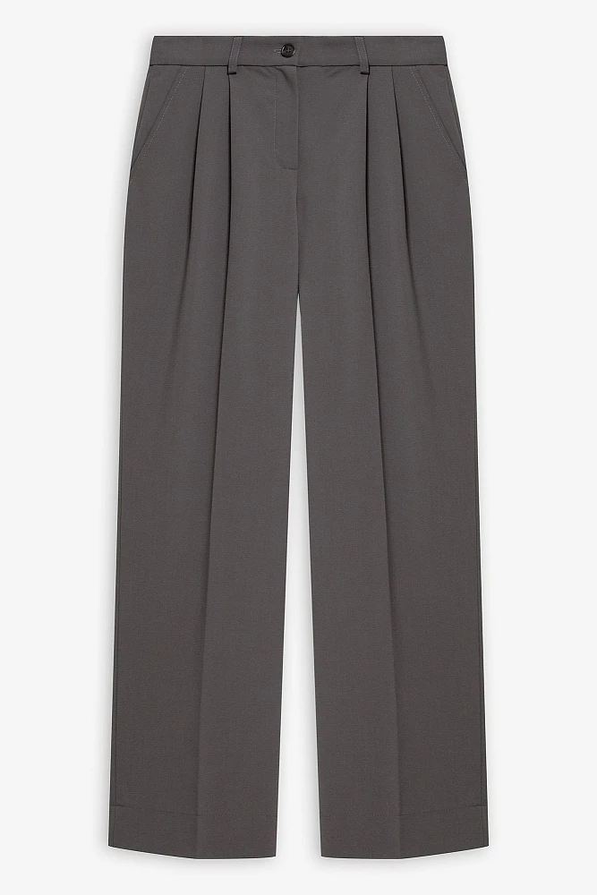 Брюки зауженные со средней посадкой