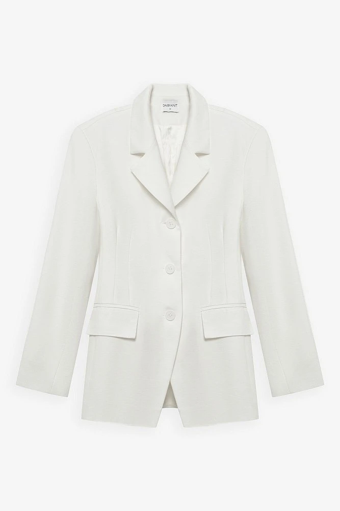 Жакет однобортный приталенного силуэта