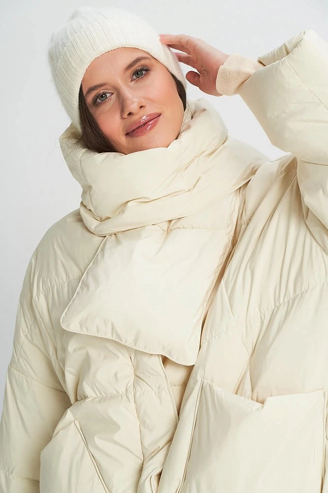 Шапка вязаная в рубчик