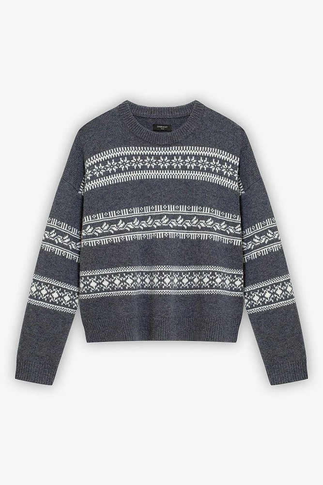 Джемпер из шерсти с орнаментом