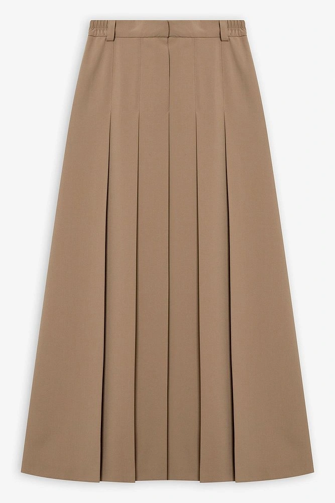 Юбка макси со складками