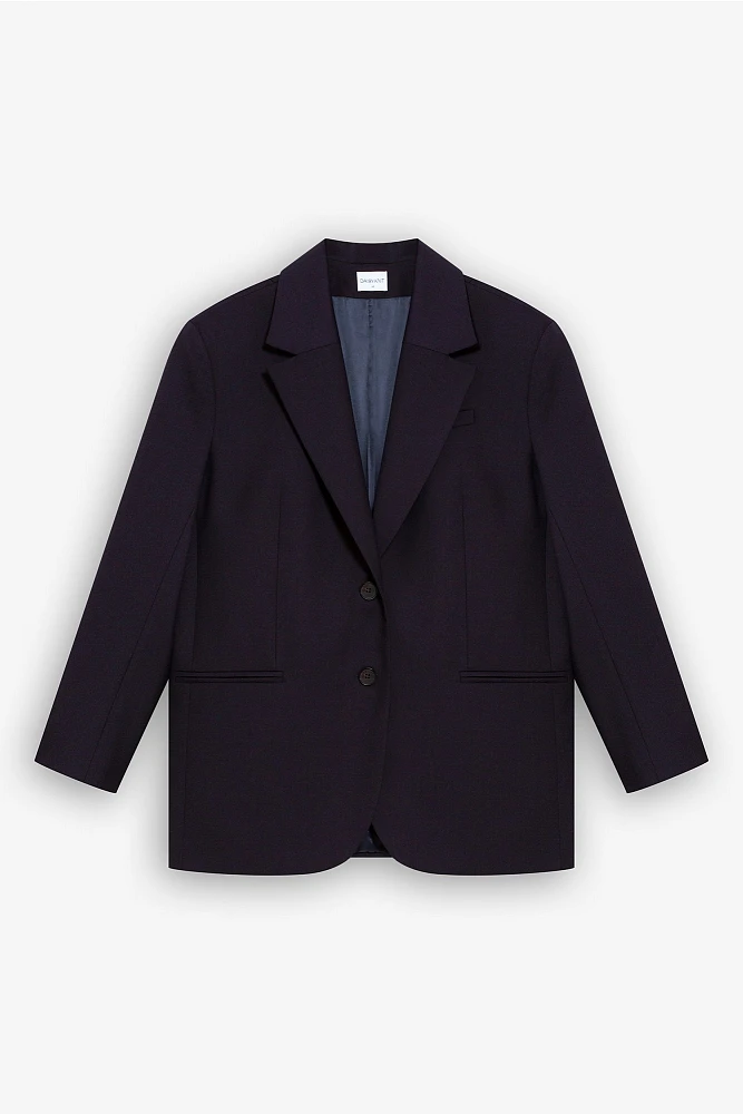 Жакет оверсайз однобортный