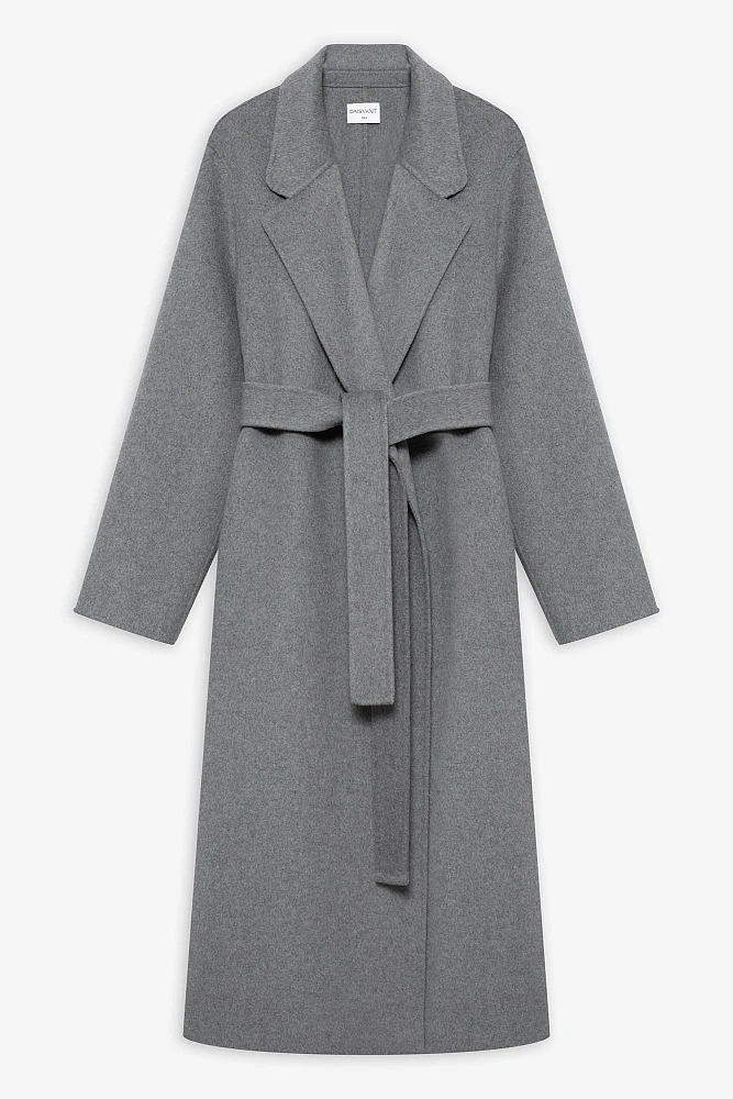 Пальто на запах из шерсти