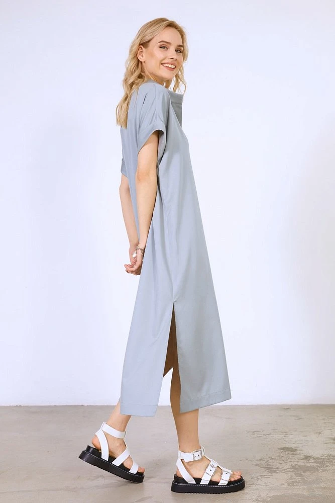 Блуза удлиненная с разрезами