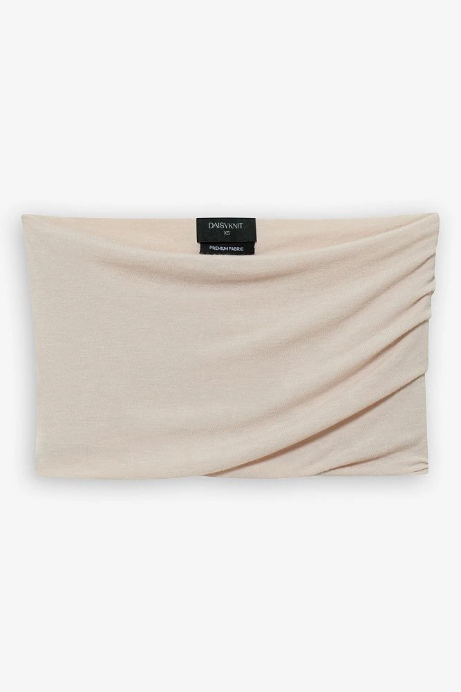 Топ-бандо из итальянского трикотажа с кашемиром