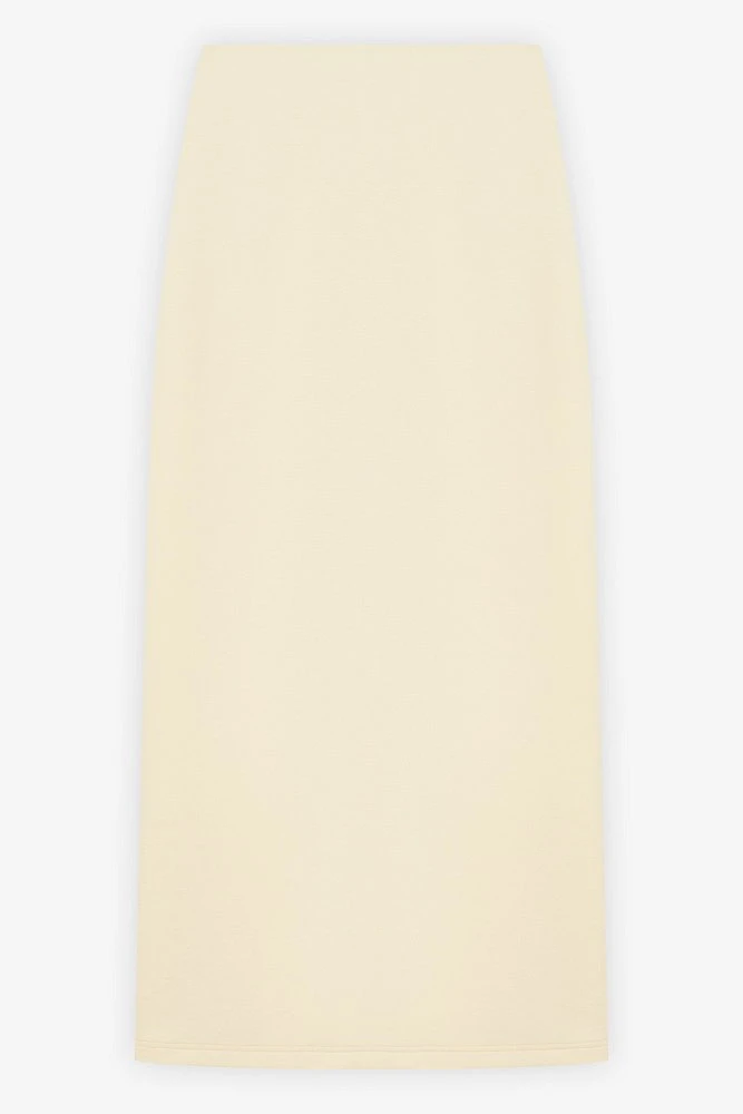 Юбка макси трикотажная из смесового хлопка