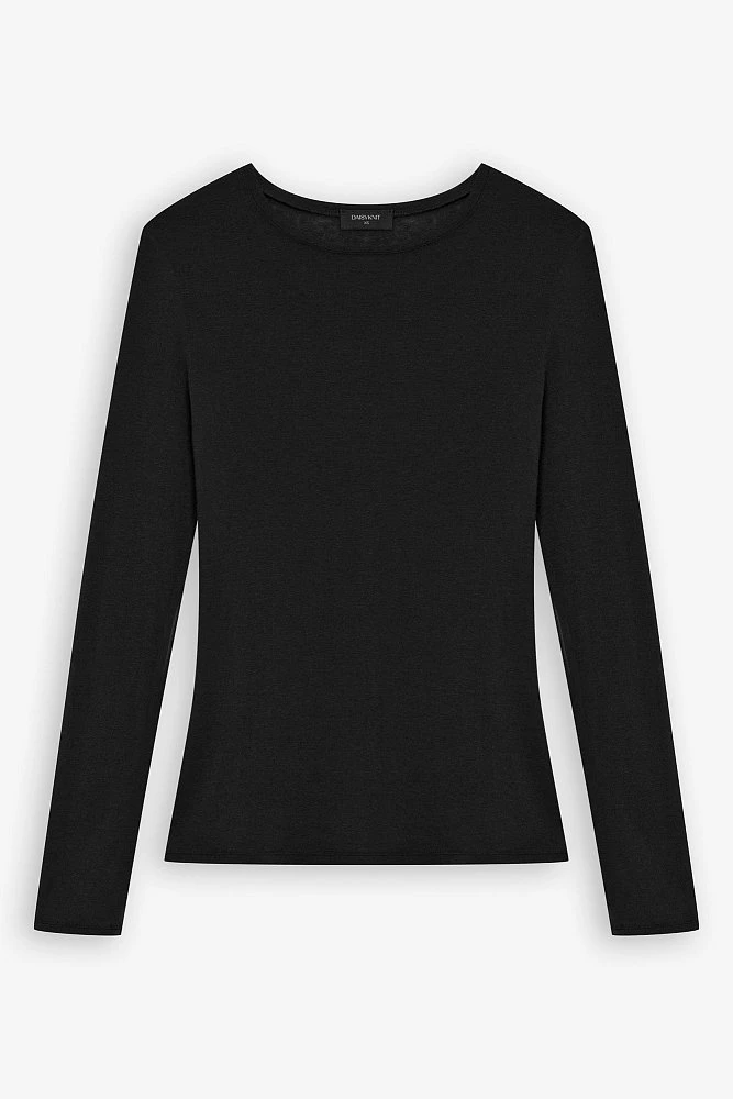 Лонгслив трикотажный с кашемиром