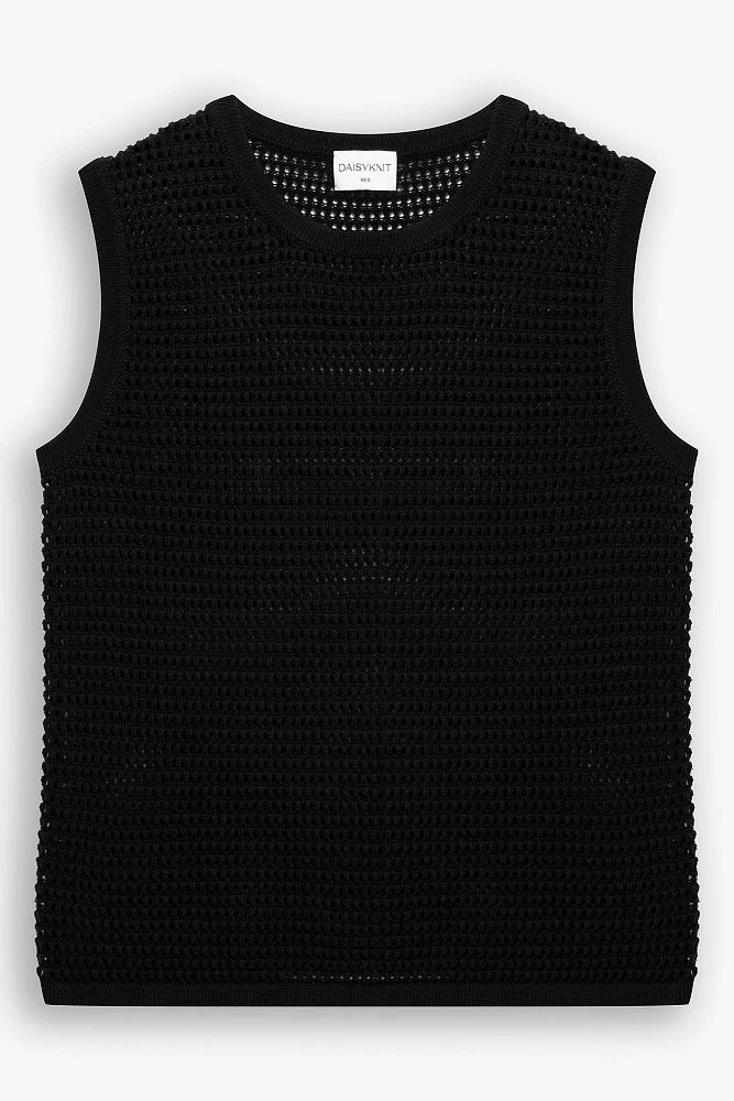 Топ вязаный из хлопка