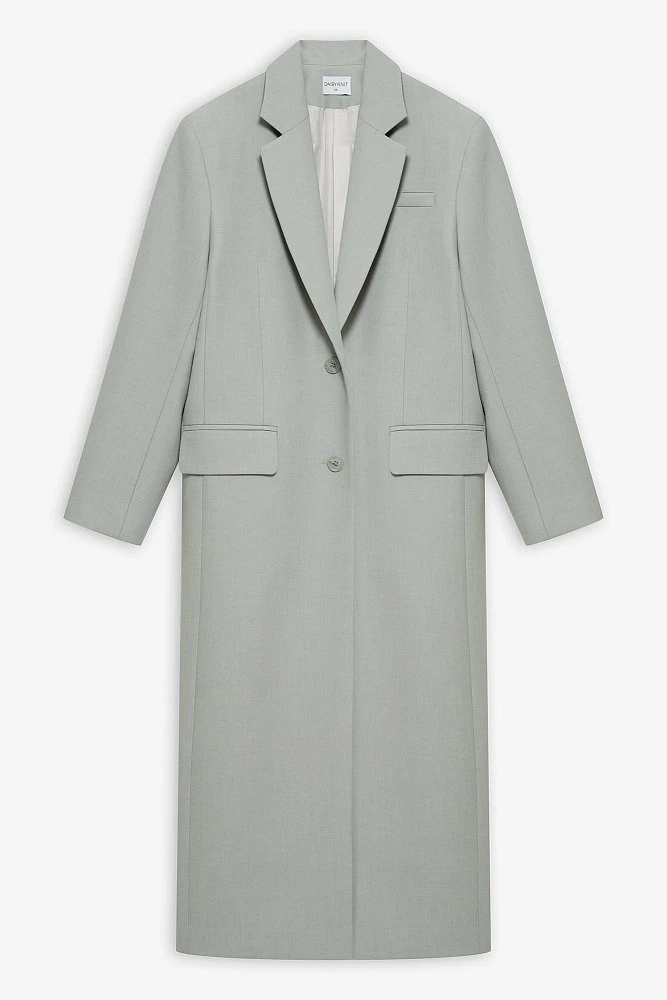 Пальто-жакет из костюмной ткани